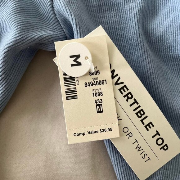 aeropostale blue long sleeveconvertible topsize... - Picture 2 of 4